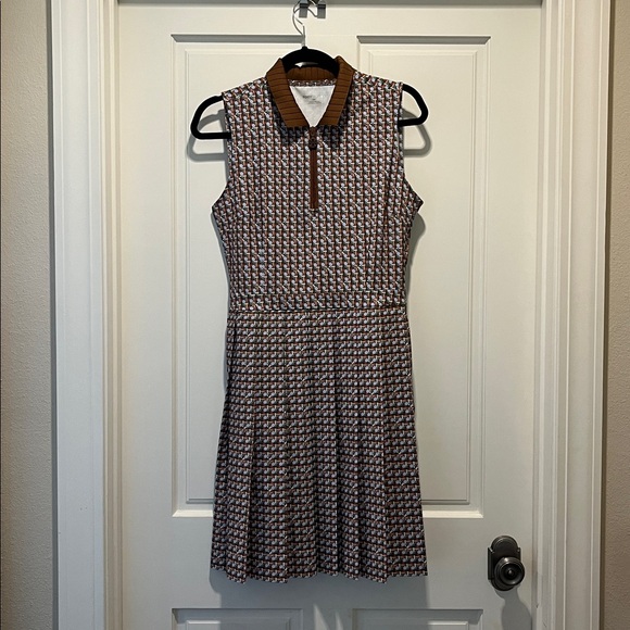 Tory Burch Pleated Golf Athletic Dress Floral size XS - Picture 1 of 4